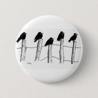 Badge Rond 5 Cm Choucas