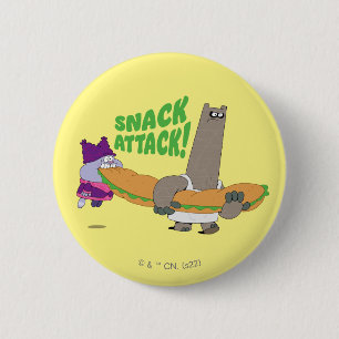 Badge Rond 5 Cm Chowder et Shnitzel