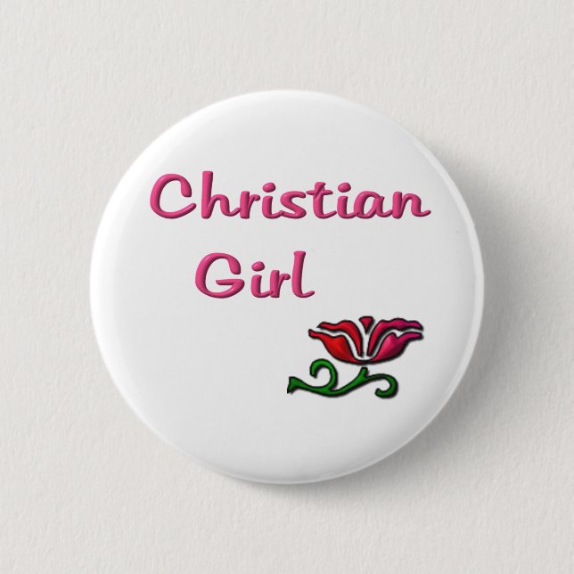Badge Rond 5 Cm chrétien (Devant)