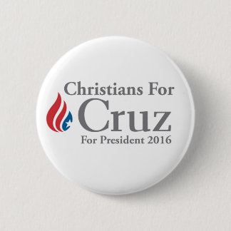 Badge Rond 5 Cm CHRÉTIENS pour le bouton de président de Ted Cruz
