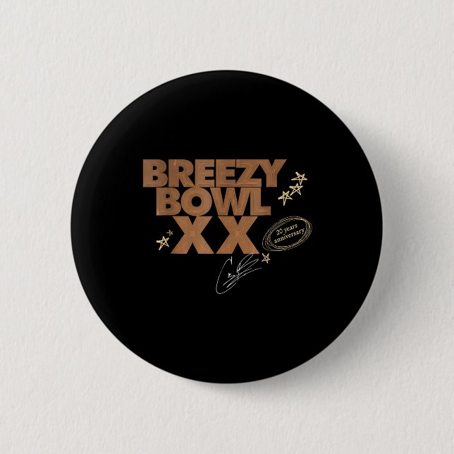 Badge Rond 5 Cm Chris Breezy Xx 2025 (Devant)