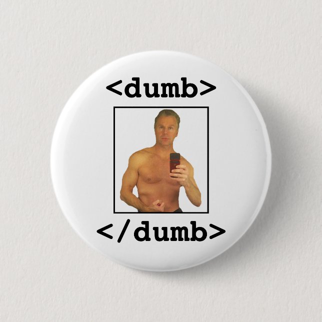 Badge Rond 5 Cm Chris Lee : Muet (Devant)