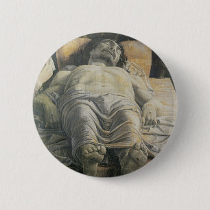 Badge Rond 5 Cm Christ mort