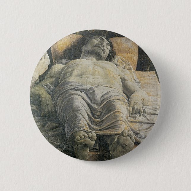 Badge Rond 5 Cm Christ mort (Devant)