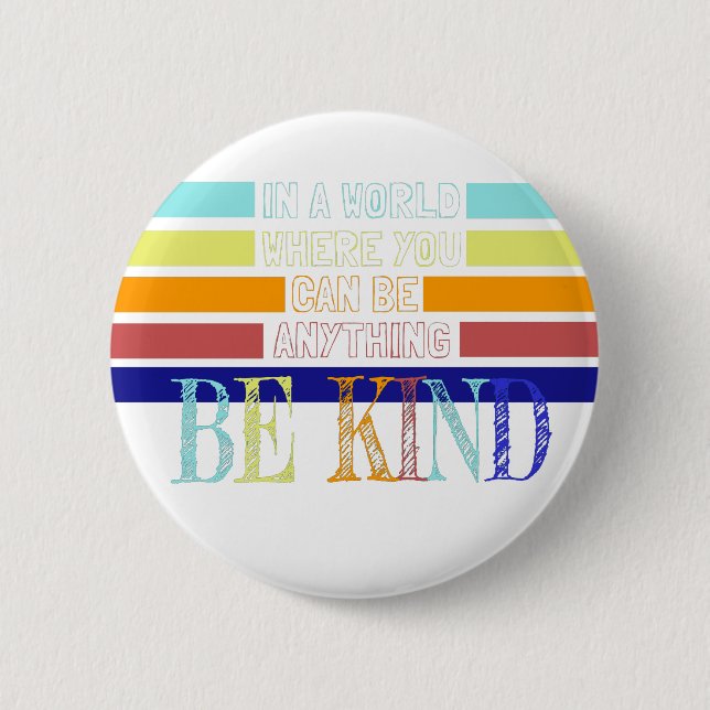 Badge Rond 5 Cm Christian Miracle Worker BE Kind (Devant)