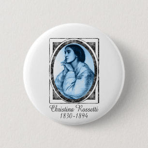 Badge Rond 5 Cm Christina Rossetti