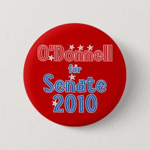 Badge Rond 5 Cm Christine O'Donnell pour la conception d'étoile d