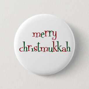 Badge Rond 5 Cm christmukkah