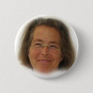 Badge Rond 5 Cm Christo sur un bouton