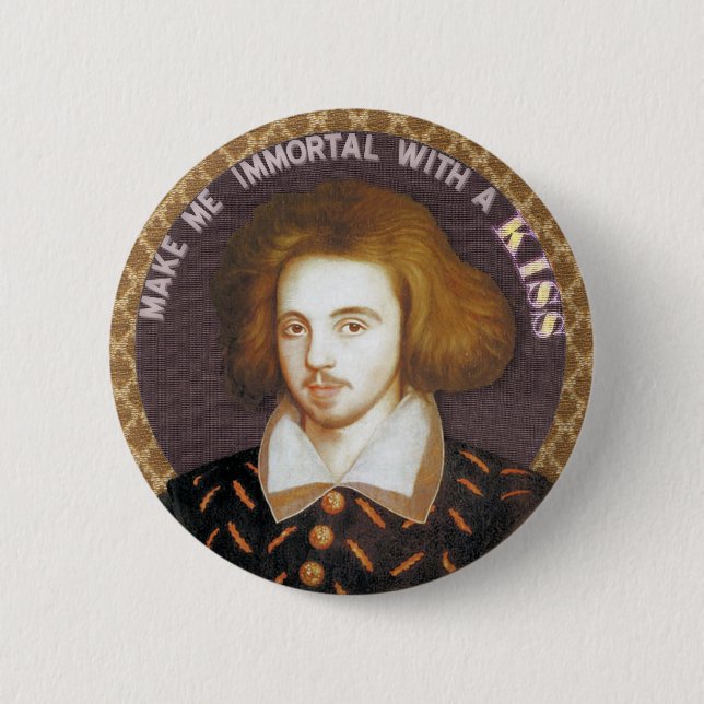 Badge Rond 5 Cm Christopher Marlowe (Devant)