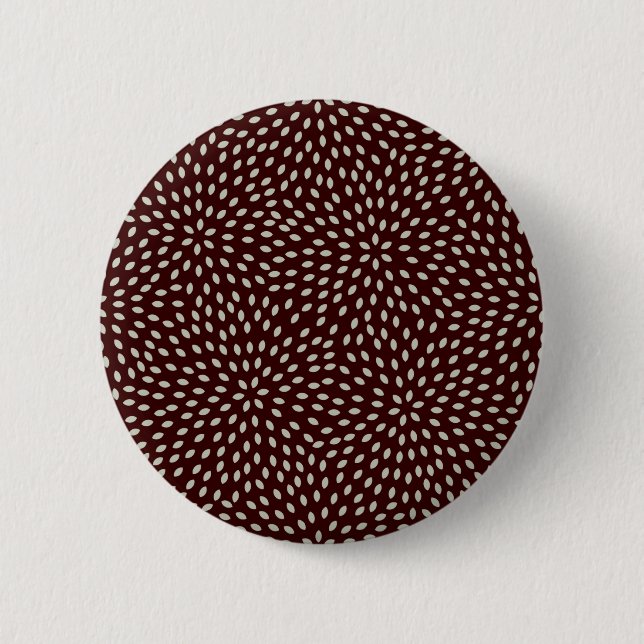 Badge Rond 5 Cm chrysanthénum - lumière (Devant)