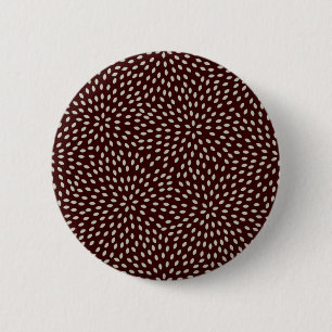 Badge Rond 5 Cm chrysanthénum - lumière