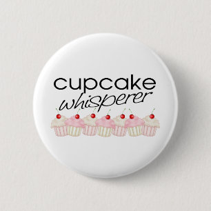 Badge Rond 5 Cm Chuchotement de petit gâteau