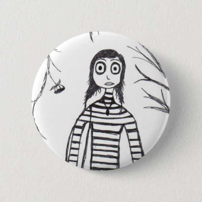 Badge Rond 5 Cm chute déplaisante (Devant)