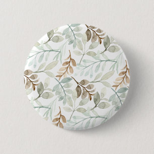 Badge Rond 5 Cm Chute des feuilles