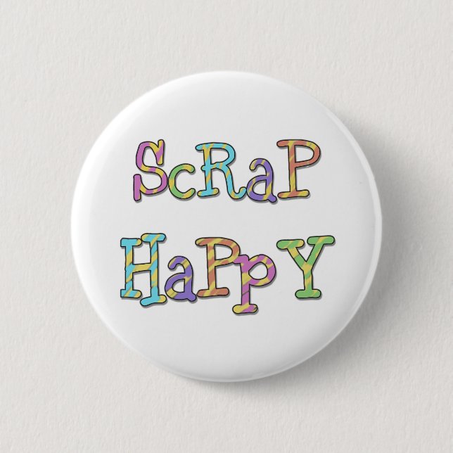 Badge Rond 5 Cm Chute heureuse (Devant)