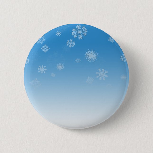 Badge Rond 5 Cm Chutes de neige (Devant)