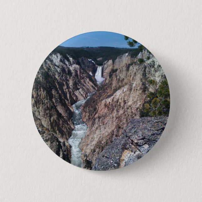 Badge Rond 5 Cm Chutes inférieures (Devant)