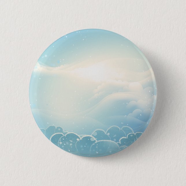 Badge Rond 5 Cm Ciel (Devant)