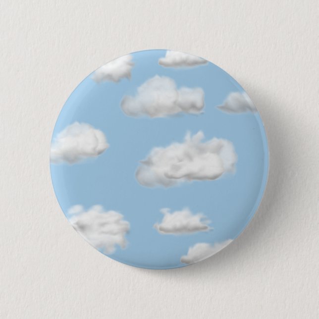 Badge Rond 5 Cm Ciel (Devant)