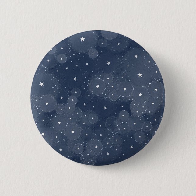 Badge Rond 5 Cm Ciel étoilé (Devant)