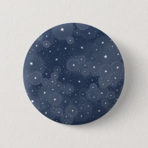 Badge Rond 5 Cm Ciel étoilé