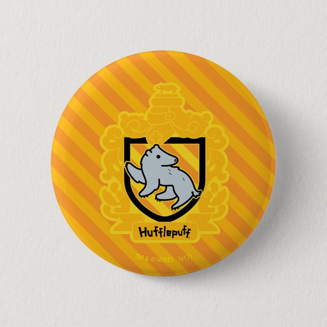 Badge Rond 5 Cm Cimetière à hufflepuff (Devant)