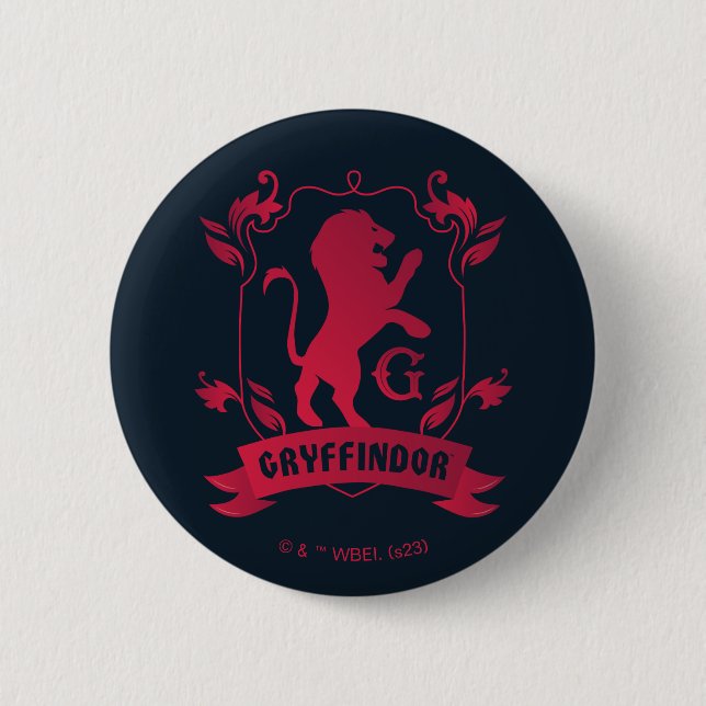 Badge Rond 5 Cm Cimetière de maison GRYFFINDOR™ (Devant)