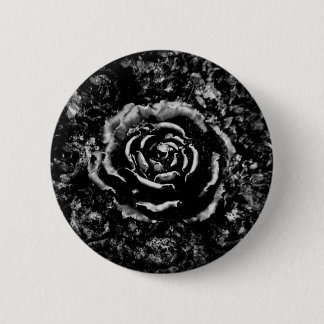 Badge Rond 5 Cm Cimetière noir romantique rose Bouton gothique