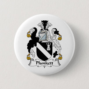 Badge Rond 5 Cm Cimier de la famille Plunkett