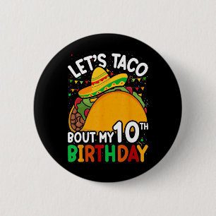 Badge Rond 5 Cm Cinco De Mayo Allons Taco Parler De Mes 10 Ans Ann