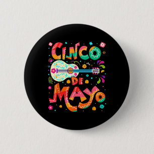 Badge Rond 5 Cm Cinco De Mayo Fête Mexicaine 5 Mai 1 