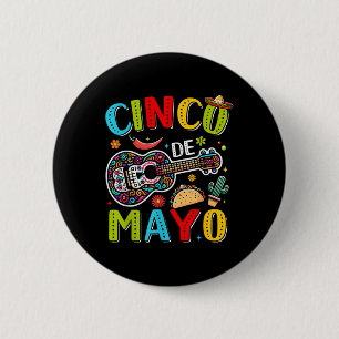 Badge Rond 5 Cm Cinco De Mayo Fiesta Mexican Party 5 De Mayo Men W