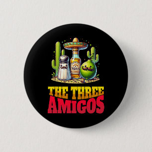Badge Rond 5 Cm Cinco De Mayo Les Trois Amis Drôle Sel Citron Teq