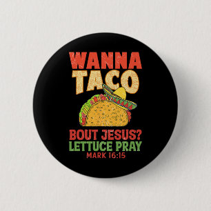 Badge Rond 5 Cm Cinco De Mayo Vouloir Taco Sur Jésus Femmes Hommes