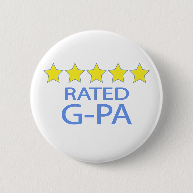 Badge Rond 5 Cm Cinq étoiles G-Pa (Devant)