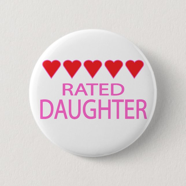 Badge Rond 5 Cm Cinq filles au cœur (Devant)