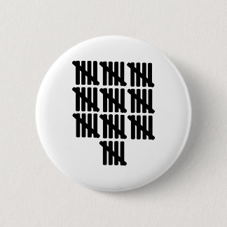 Badge Rond 5 Cm cinquantième anniversaire