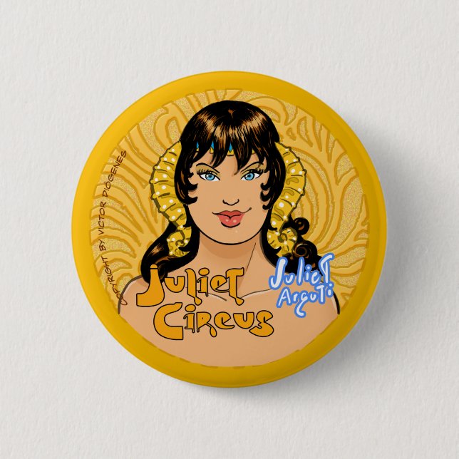 Badge Rond 5 Cm Cirque de Juliet - Juliet Arguti (Devant)
