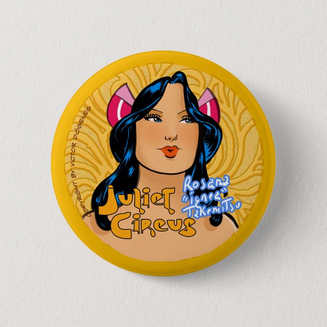 Badge Rond 5 Cm Cirque de Juliet - Rosana Ignea Takemitsu (Devant)