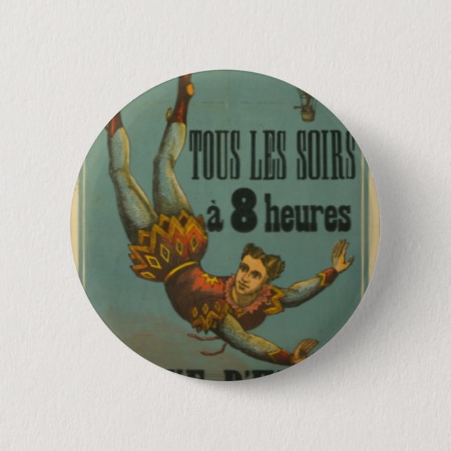 Badge Rond 5 Cm Cirque D'Hiver (Devant)