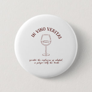 Badge Rond 5 Cm Citation Amateur de Vin