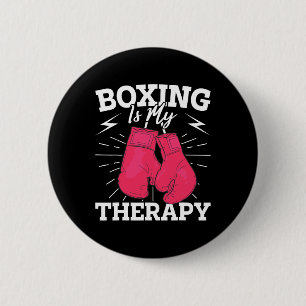 Badge Rond 5 Cm Citation De Boxe Dynamique Pour Les Entraîneurs