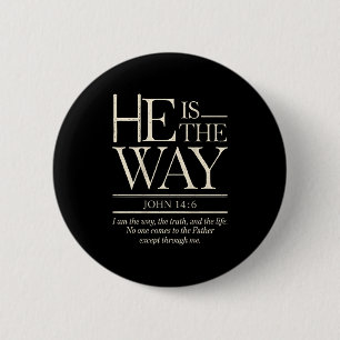 Badge Rond 5 Cm Citation de Christian - Bible Verse Femmes graphiq