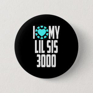 Badge Rond 5 Cm Citation De Film De Superhero Enfants I Love My Li