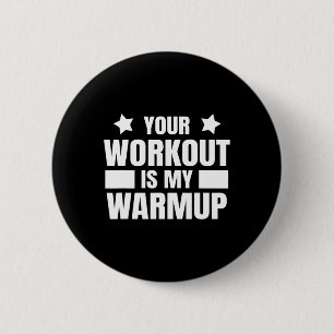 Badge Rond 5 Cm Citation De Formation Sport Pour Le Travail De Gym