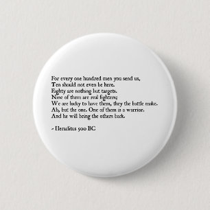 Badge Rond 5 Cm Citation de Heraclitus
