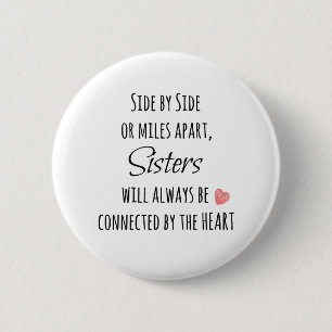 Badge Rond 5 Cm Citation de soeurs