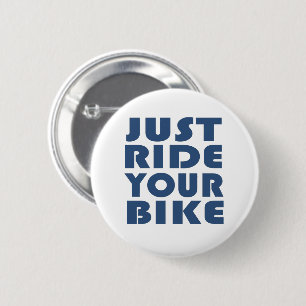 Badge Rond 5 Cm Citation de VTT motivationnel - Cyclisme drôle