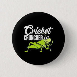 Badge Rond 5 Cm Citation drôle d'amateur d'insecte broyeur de gril